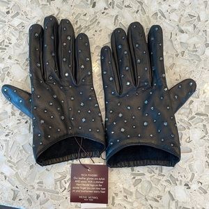 NWT Henri Bendel leather gloves